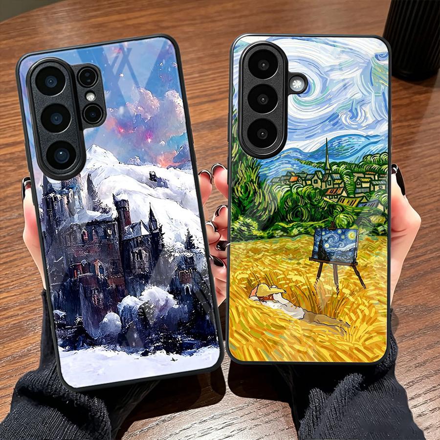Computer Case - Glass Phone Cover Case for Samsung