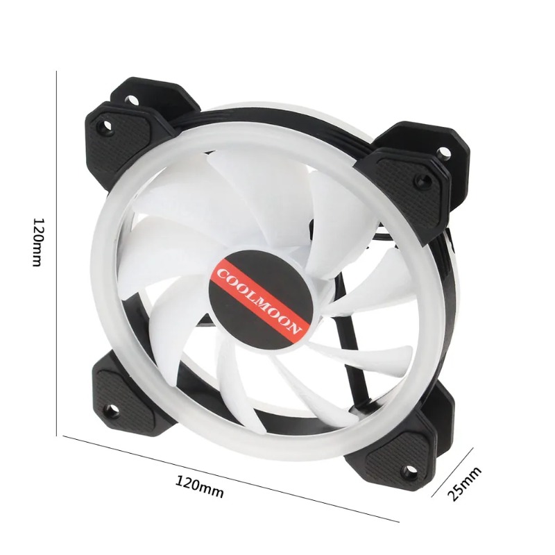120mm RGB Quiet Adjustable PC  - Pc Chassis recension och pris