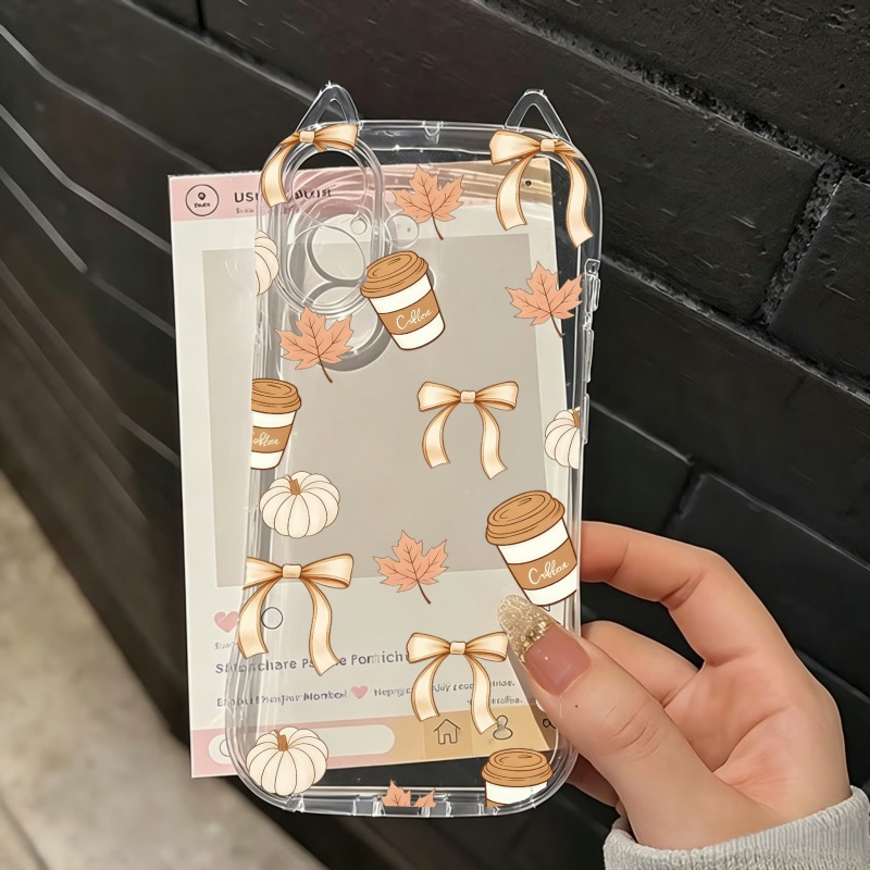 Autumn Pumpkin Falling Leaves  - Computer Case recension och pris