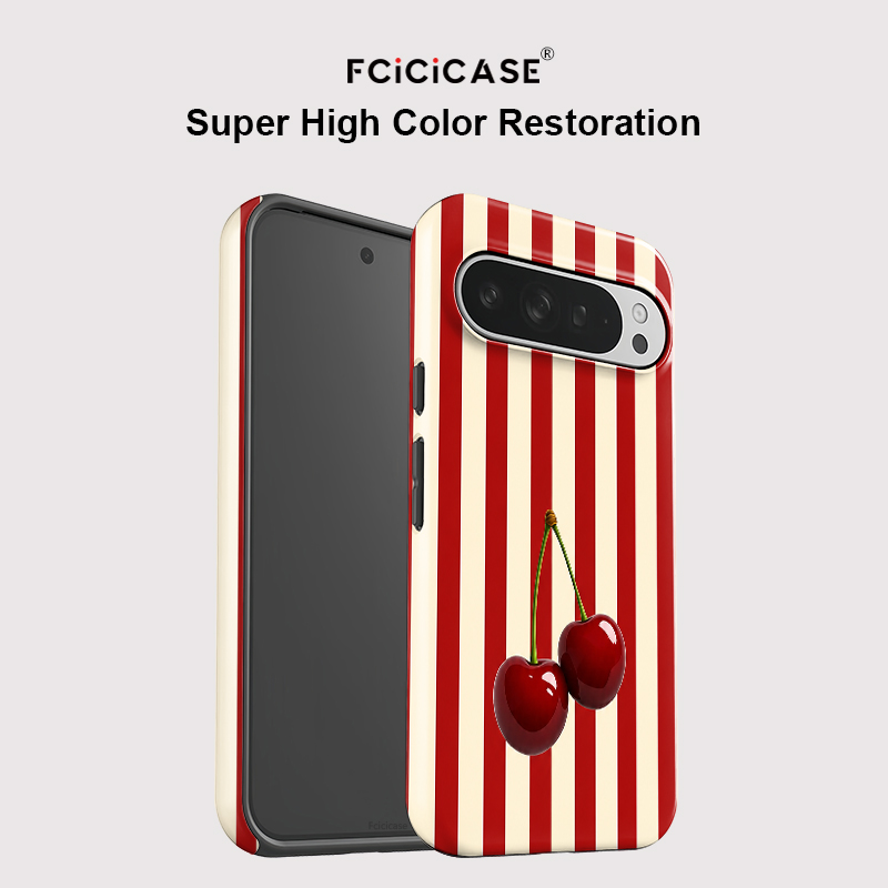 Fcicicase Cherry Stripe Patter - Matte Pc Case recension och pris