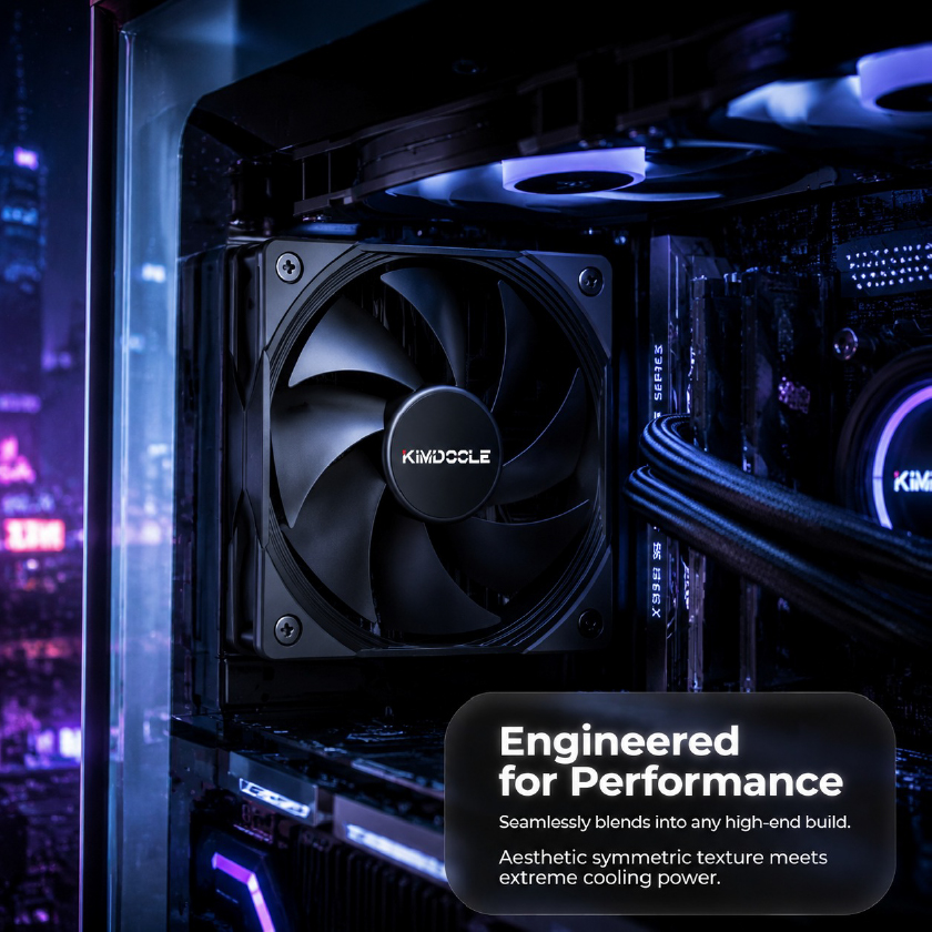 Kimdoole 9015 Ultra Thin PC Fa - Pc Chassis recension och pris