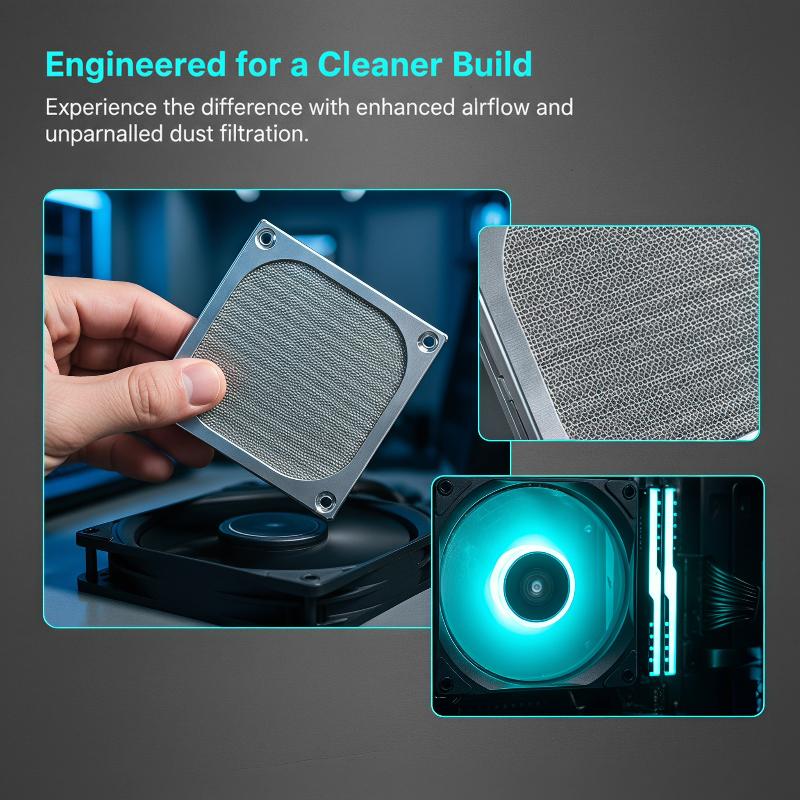 Metal Cooling Fan Dust Protect - Dust Filter Pc recension och pris